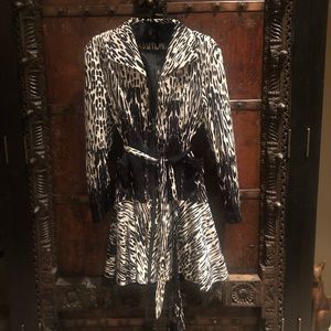 NEW!! Samuel Dong Animal Print Coat